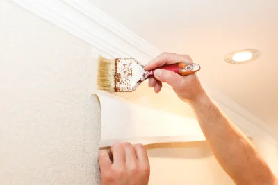 Pose de papier peint à Chuzelles — revêtements muraux et toiles de verre